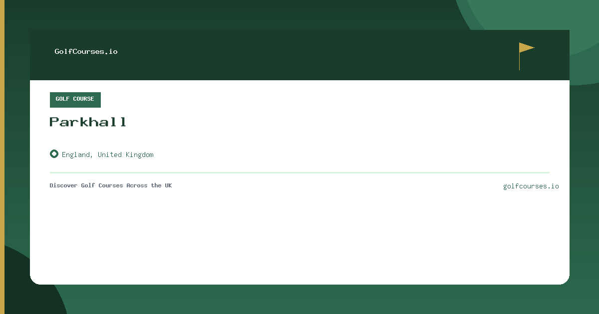 Parkhall preview card